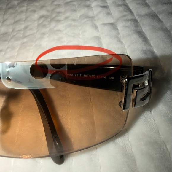 Versace MOD 2017 Rimless Sunglasses Vintage il_300x300.3866130122_senz.jpg main image 4